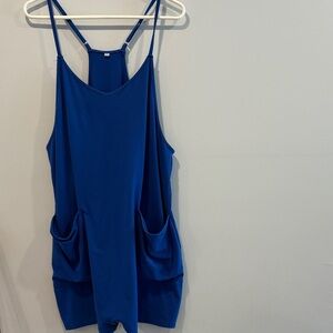 Stylish Blue Women's Short Romper